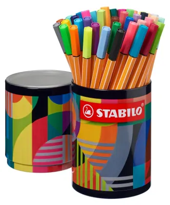Produktbild von Premium Fineliner Set mit 45 Farben in Metalletui