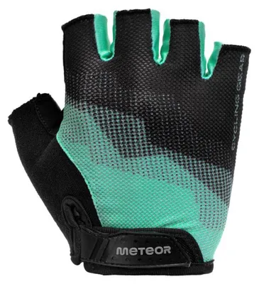 Image de Meteor - Contrast - Gants de cyclisme « MX22 » - Polyester, nylon, PU, Élasthanne PP4031 (M) (vert menthe/noir)