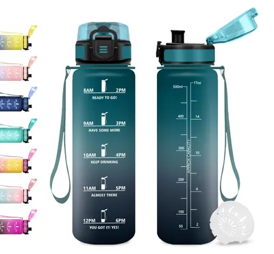 Imagen del producto de Botella JAPORIA de 500 ml, a prueba de fugas y con filtro, ideal para deportes
