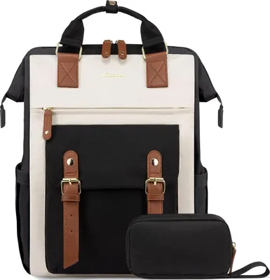 Produktbild von LOVEVOOK Rucksack Damen 15,6 Zoll Laptop Schulrucksack Wasserdicht Uni Travel Business