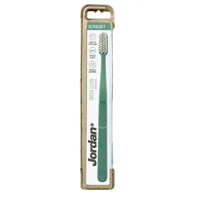 Zdjęcie produktu dla Jordan Green Clean Szczoteczka do zębów Ultrasoft, 1 sztuka