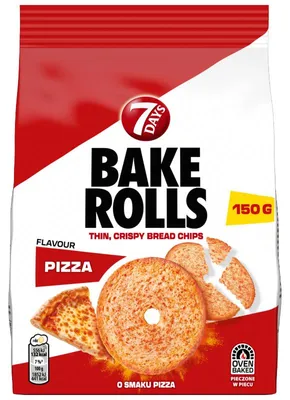 Obrázok produktu pre 7 DAYS Pizza Flavour Bake Rolls 150 g