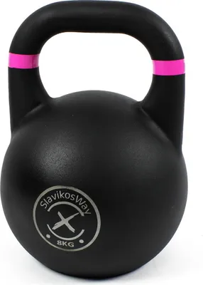 Produktbild von SLAVIKOSWAY Kettlebell 8kg Kugelhantel Gusseisen Robuste Oberfläche