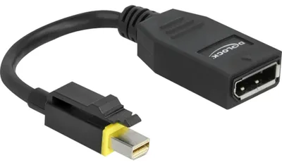 Obrázok produktu pre DeLOCK 65978, 0,15 m, Mini DisplayPort, DisplayPort, Samec, Samica, Priamy