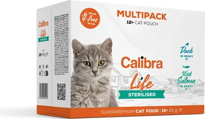 Obrázok produktu pre Calibra Cat Life Sterilised Karma dla kota w saszetkach 12 x 85 g