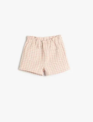 Immagine prodotto di Pantaloncino Koton Babygirl con tasche, vita elasticizzata e dettagli con bottoni