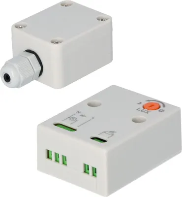 Produktbild von hoftronic Dämmerungsschalter 3-100 Lux IP65 Grau