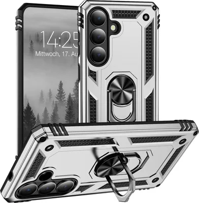 Produktbild von Armor Outdoor Handyhülle für Samsung Galaxy S26 Handy Panzer Case Cover Schutzhülle Farbe: Silber