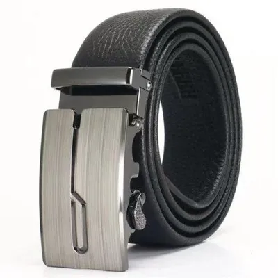 Image de Porte-sangle automatique, en cuir, largeur 3,5 cm