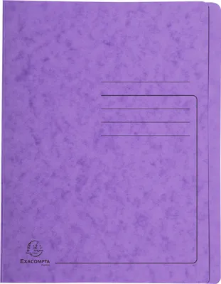 Image de Exacompta 39998E Schnellhefter - A4, 350 Blatt, Colorspan-Karton, 355 g/qm, violett