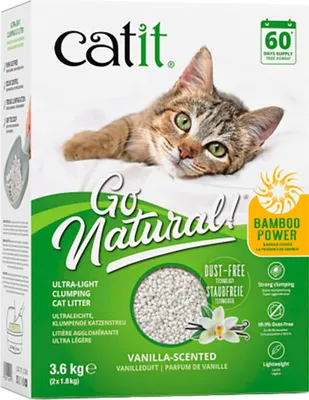 Immagine prodotto di Catit Go Natural! Bambù Vainilla Klumpender Sand 3,6 kg Taglia unica