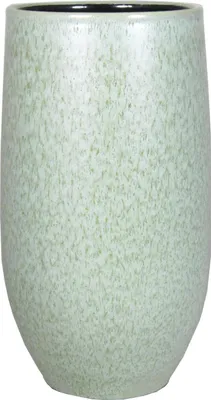 Produktbild von INNA-Glas Vaseaus Keramik, gesprenkelt, minzgrün-weiß, 45 cm, Ø 20 cm - Blumenvase