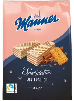 Produktbild von Manner Winterglück à la Spekulatius 185g
