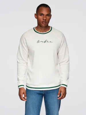 Produktbild von Ombre Clothing Herren-Kapuzenpulli ohne Kapuze Extraink weiß M