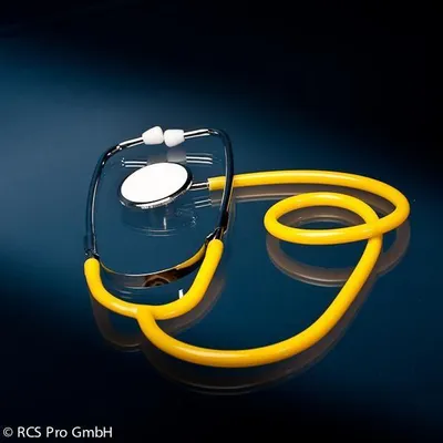Image de Stéthoscopes MED COMFORT pour infirmières, jaunes | Paquet (1 pièce)