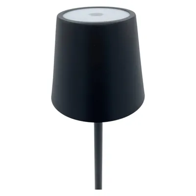 Produktbild von Coen Bakker Tischleuchte schwarz Outdoor usb dimmbar 11x36,5cm touch Metall 48 LEDs