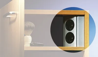 Produktbild von Naber, Eckbox 3, alu-metallic - Relingsysteme