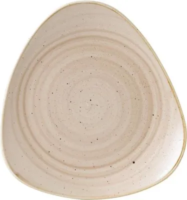 Produktbild von Churchill Stonecast Dreieckiger Teller, Muskatcreme, 311 mm, (6 Stück)