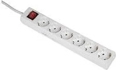 Obrázok produktu pre Hama 00030530, 6 AC zásuvky/AC zásuviek, 3500 W, Biela, 1,4 m, 355 mm, 85 mm