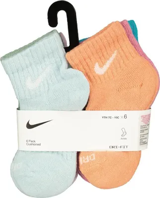 Produktbild von Nike Kids Dri-fit Performance Bsic Quartr Socken 6 Paare Mehrfarbig EU 32-34 Jungen Mehrfarbig EU 32-34