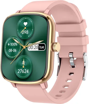 Produktbild von Smartwatch für Damen Herren, Fitness Tracker 1.69 Zoll Touch-Farbdisplay mit Bildschirm teilen, Armbanduhr mit Blutdruckmessung Pulsuhr Android IOS