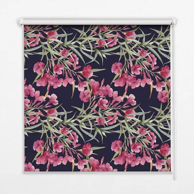 Produktbild von Seitenzug-Rollo Fensterrollo Jalousie - Lichtdurchlässig Springrollos - 70x140 cm - Exotische Blume