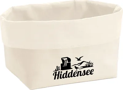 Produktbild von Huuraa Organizer Hiddensee Strandmotiv 3 Liter Medium Canvas Baumwolle Utensilo Geschenkidee