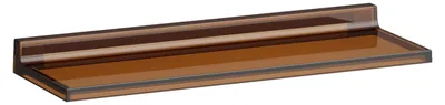 Image de LAUFEN Kartell Tablette Shelfish, L/P/H 450/155/40 mm, fixée au mur, H3853300810001