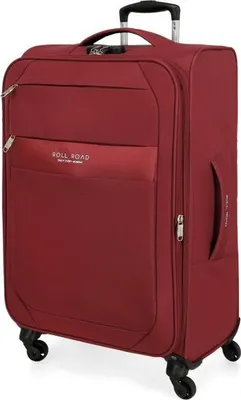 Obrázek produktu pro Textilní cestovní kufr ROLL ROAD ROYCE červený, 66 x 43 x 26 cm, 64 l, 5019224 (střední)