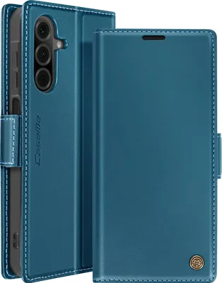 Image de Avizar, étui pour Samsung Galaxy A26 Wallet Anti-RFID, bleu