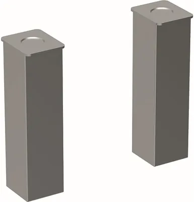 Produktbild von Geberit Geberit Möbelfuß RENOVA COMPACT Aluminium matt, 2 Stück