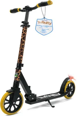 Image de Trottinette SereneLife pour enfants et adultes, trottinette unisexe, trottinette de ville, pliable & réglable en hauteur, trottinette Big Wheel pouvant supporter jusqu'à 120 kg, trottinette pour enfants