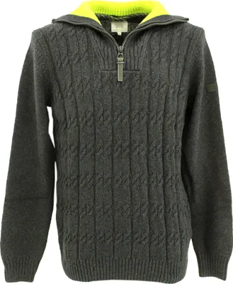 Produktbild von 28101 Camel Active, ,  Herren Troyer Pullover Pulli, Grobstrick, charcoal, M