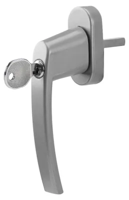 Produktbild von OLYMPIA FGS 100 Abschließbarer Fenstergriff mit 2 Schlüsseln, Silber