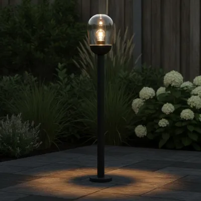 Productafbeelding van Tuinlamp Omika grijs 97cm, AI-gegenereerde afbeelding