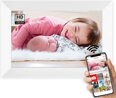 Obrázek produktu pro INF Chytrý digitální fotorámeček Bílý 10 palců 32G