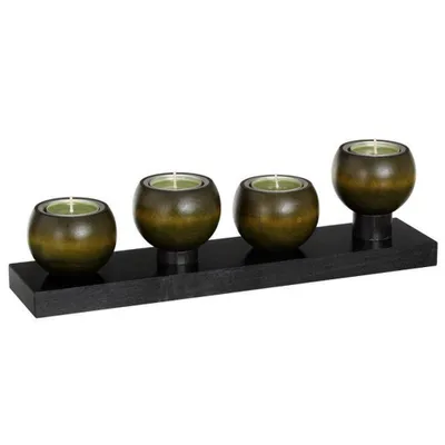 Produktbild von Tischleuchter LUNA Anthrazit Moosgrün BxHxT 32x9x7cm NEU