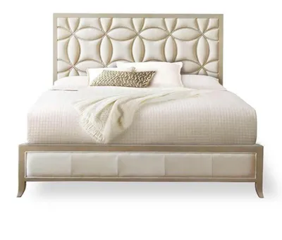 Produktbild von Klassisches Bett Doppelbett Desginer Holz Hotel Polster Betten Textil Ehe neu