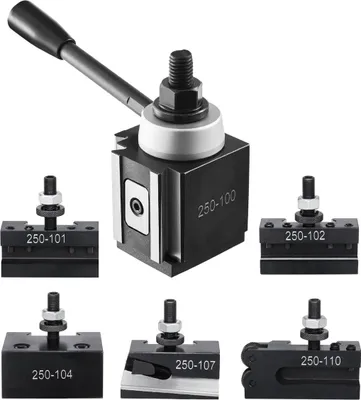 Obrázek produktu pro Sada rychloupínacích nástrojových držáků, 6 ks, pro mini soustruhy 6"-12"
