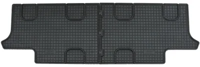 Gummifußmatten Set für Mercedes V-Klasse Vito 447 (10/2014-), 2-teilig, schwarz