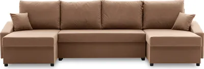 Produktbild von Ecksofa SPARTA PLUS U-Form mit Schlaffunktion BONELL - Eckcouch mit 3 Bettkasten, beige, cappuccino