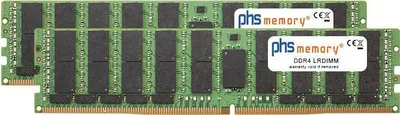 Immagine prodotto di Kit di memoria RAM PHS-memory 128GB (2x64GB) per Fujitsu Primequest 2800E DDR4 LRDIMM 2133MHz (SP159394)