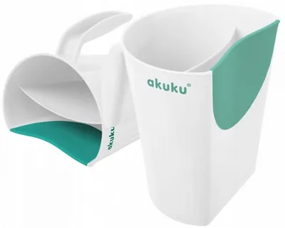 Immagine prodotto di Akuku Tazza da bagno, lavatesta - bianco, menta