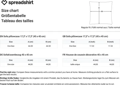 Produktbild von Spreadshirt Hello Kitty Lächelnd Mit Schriftzug Kissenbezug 45x45 cm, One size, Schwarz