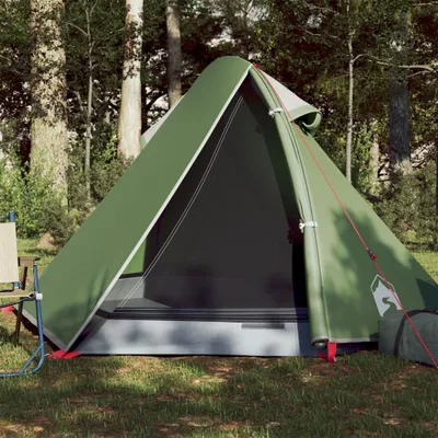 Produktbild von Kuppel-Campingzelt 2 Personen, Familienzelt UV-Schutz, Grün Wasserdicht - Campingzelte CC32735