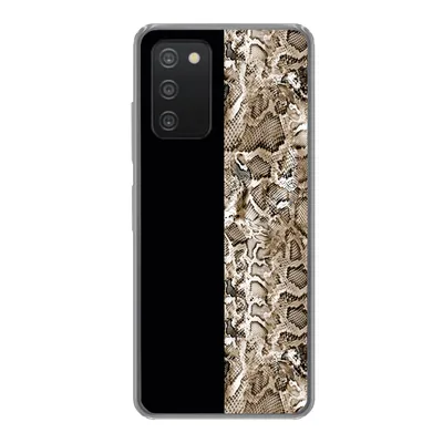 Produktbild von MuchoWow® Handyhülle Schutzhülle Hülle für Samsung Galaxy A53 5G Schlange - Tiermuster - Braun Silikon Softcase Handy Hülle - Schutzabdeckung