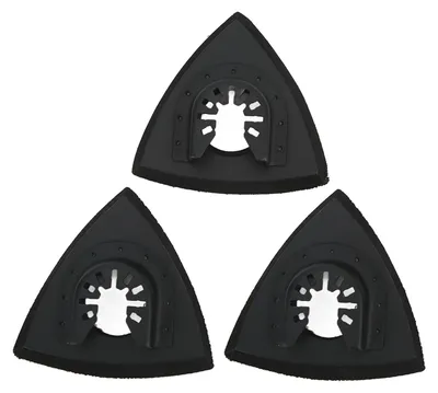 Produktbild von 3-teiliges oszillierendes Multitool-Schleifpad-Dreieck-Schnellwechsel-Set zum Austausch