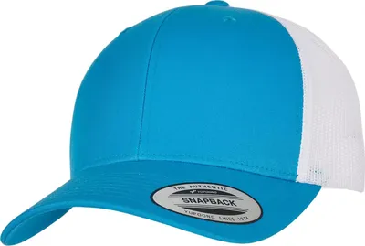 Produktbild von Flexfit RETRO Trucker Snapback Cap - türkis / weiß