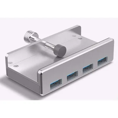 Produktbild von Z ALLNET USB 3.0 4 Port Clip HUB ALL-USB3-HUB-4-CLIP schwarz