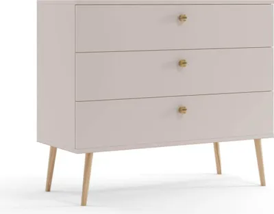 Produktbild von Kommode Bolea 3S 100 cm mit Schubladen - kaschmir